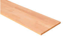 Hylde i bøg 18 mm x 30 x 200 cm